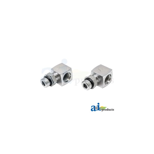 90 Degree Female ORB X Male ORB Adapter 3.75 x4 x2